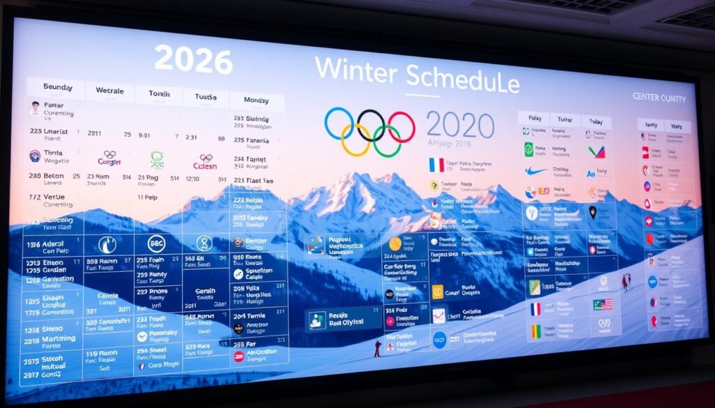 Wettkampfplan Olympische Winterspiele 2026 Wettkampfplan Olympische Winterspiele 2026