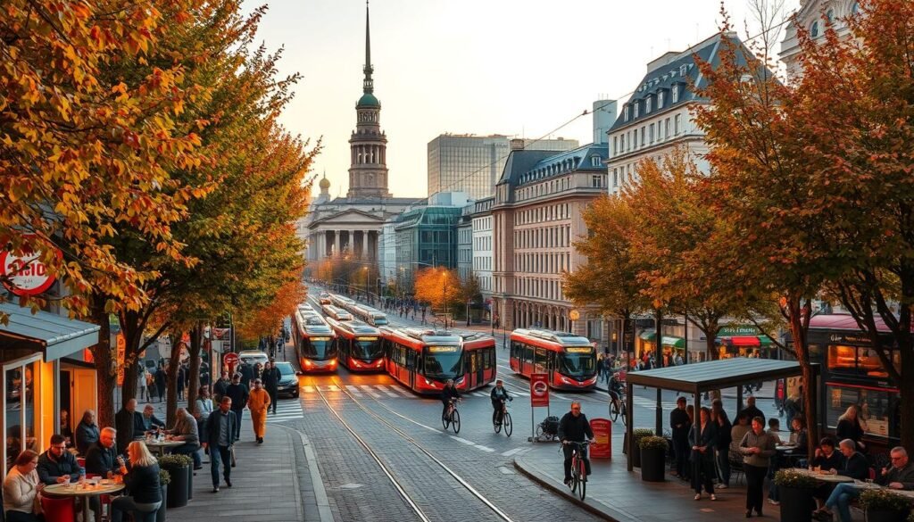 Aktivitäten in der Stadt