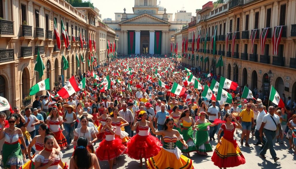Feierlichkeiten in Mexiko