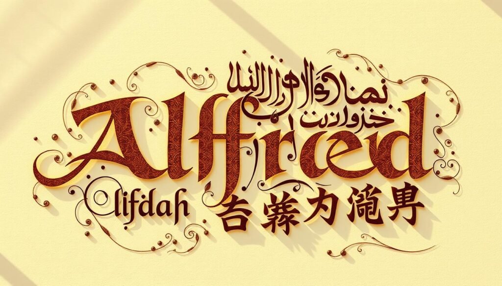 Internationale Varianten des Namens Alfred