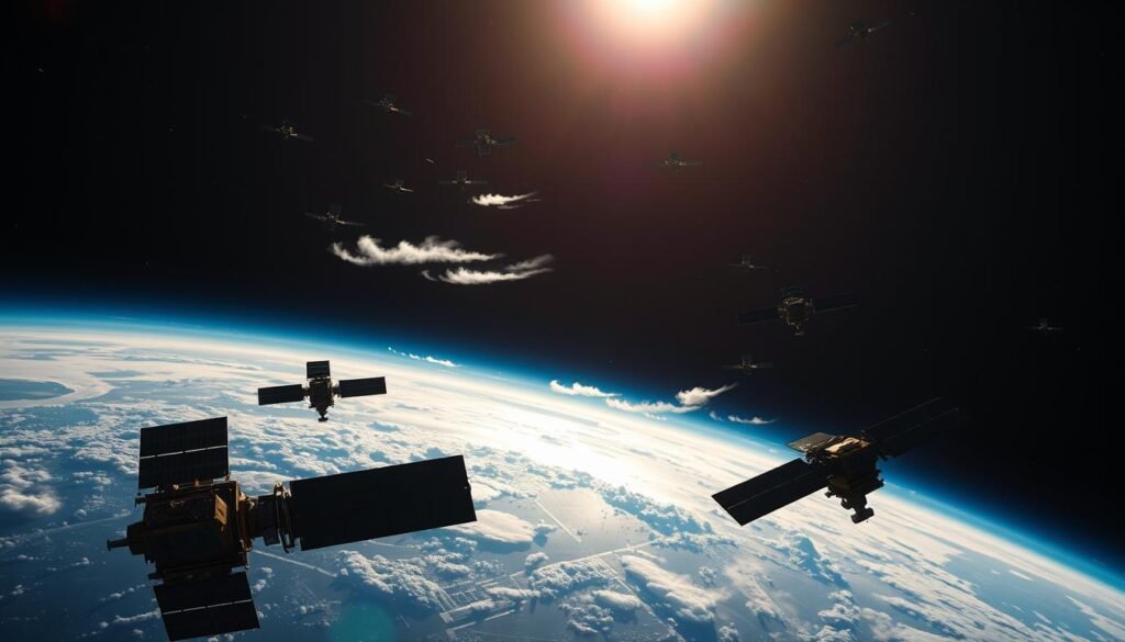 Satelliten im All