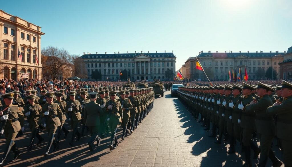 militärparade